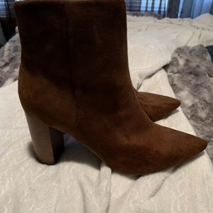 NINE WEST BOOTS BROWN SIZE 8